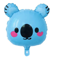 Folieballon Dieren Koala beer hoofd Folieballon Dieren Koala beer hoofd