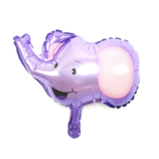 Folieballon Dieren Olifant hoofd lila (30 cm) Folieballon Dieren Olifant hoofd lila (30 cm)