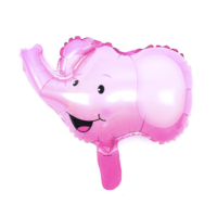 Folieballon Dieren Olifant hoofd roze (30 cm) Folieballon Dieren Olifant hoofd roze (30 cm)