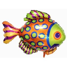 Folieballon Dieren Vissen gestippeld (30 cm)
