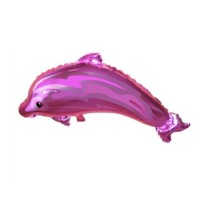 Folieballon Dieren Dolfijn roze (60 cm) Folieballon Dieren Dolfijn roze (60 cm)