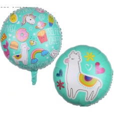 Folieballon Dieren Alpaca dubbelzijdig 