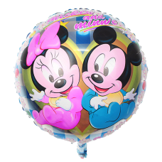 Folieballon Disney Mickey en Minnie baby 