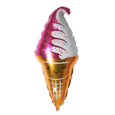 Folieballon Eten IJshoorn (100 x 50 cm)