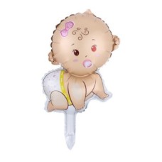 Folieballon Viering Geboorte Baby roze