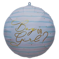 Folieballon Viering Geboorte Boy or Girl