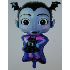 Folieballon Viering Halloween Dracula meisje (80 x 40 cm)