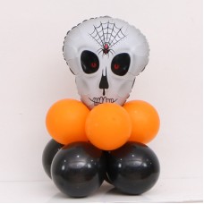 Tafeldecoratie Viering Halloween Skelet hoofd op voet