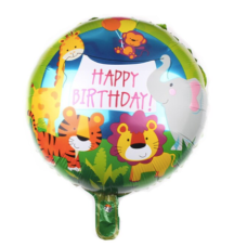 Folieballon Vieringen Verjaardag Dieren jungle  Folieballon Vieringen Verjaardag Dieren jungle