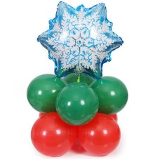 Tafeldecoratie Winter Sneeuwvlok op voet