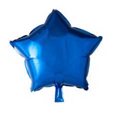 Folieballon Lucht en heelal Ster blauw (45 cm) 