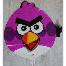 Folieballon TV & Film Angry Birds paars 