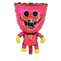 Folieballon Fantasie Huggy Wuggy rood (70 cm)