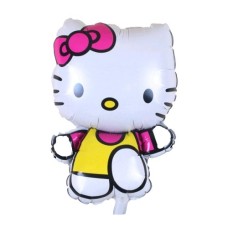Folieballon TV & Film Hello Kitty geel (35 cm)