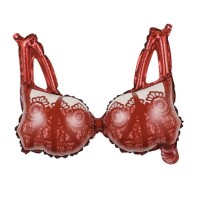 Folieballon Adult 18+ Lingerie BH rood