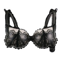 Folieballon Adult 18+ Lingerie BH zwart