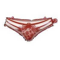 Folieballon Adult 18+ Lingerie slip rood