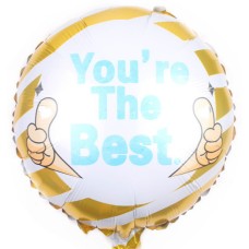 Folieballon Teksten "You're the best"  