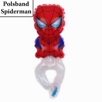 Folieballon Marvel Spiderman pols armband (20 cm) Folieballon Marvel Spiderman pols armband (20 cm)