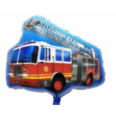 Folieballon Voertuigen Brandweerauto (65 x 70 cm) 