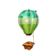 Folieballon Voertuigen Luchtballon Groen (80 cm)