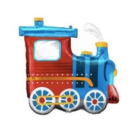 Folieballon Voertuigen Trein/stoomlocomotief (55 x 55 cm)