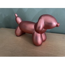 Hebbedingetjes Beeldje Ballonnenhondje Teckel (rosé goud)