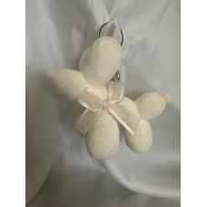 Hebbedingetjes Sleutelhanger Ballonnenhondje pluche (creme)