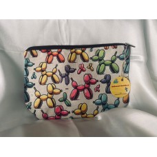 Hebbedingetjes Etui/Toilet Tasje Ballonnenhondjes (multi colour)