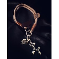 Hebbedingetjes Telefoonkoord Ballonnenhondje (beige)