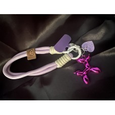 Hebbedingetjes Telefoonkoord Ballonnenhondje (paars)