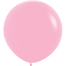 Helium latex ballon incl. lint Licht roze (90 cm)