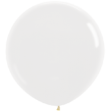 Helium latex ballon incl. lint Wit (90 cm)