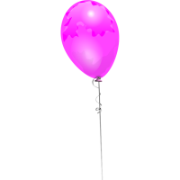 Helium latex ballon incl. lint (28 cm)