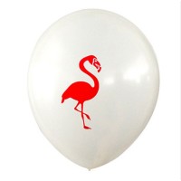 Latex ballon Dieren Flamingo wit (30 cm) Latex ballon Dieren Flamingo wit (30 cm)