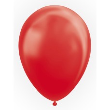 Latex ballon Globos 12 inch Metallic Red (25 stuks)