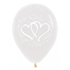 Latex ballon Trouwen/huwelijk Wedding hearts (30 cm) Latex ballon Trouwen/huwelijk Wedding hearts (30 cm)