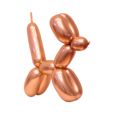 Vouwballon Globos 260 Chrome/Mirror Copper (25 stuks)