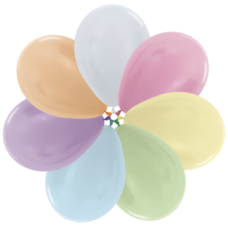  Latex ballon Sempertex Mix 12 inch Pearl/Satin (10 stuks)