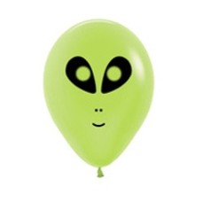  Latex ballon Sempertex 5 inch Alien Lime Green ( 1 stuks)