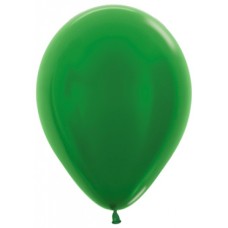 Latex ballon Sempertex 5 inch Metallic Green (10 stuks)