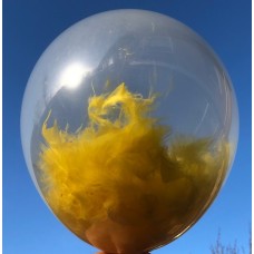 Latex ballon Veren geel 30 cm