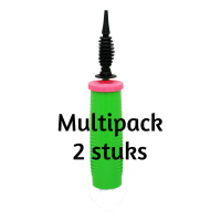 Accessoires Ballonpomp Dubbel lucht (2 stuks)