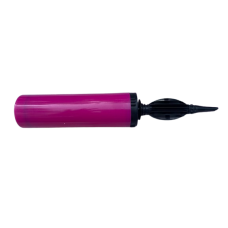 Accessoires Ballonpomp Dubbel lucht Metallic Fuchsia (1 stuk)