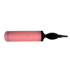 Accessoires Ballonpomp Dubbel lucht Pastel Roze donker (1 stuk)