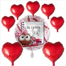 Party Set Teksten "Voor de liefste Juf" 10