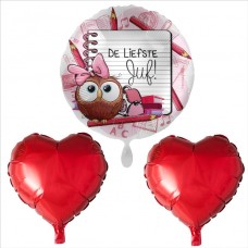 Party Set Teksten "Voor de liefste Juf"