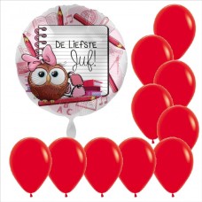 Party Set Teksten "Voor de liefste Juf" 2