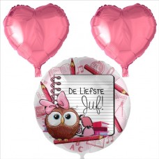 Party Set Teksten "Voor de liefste Juf" 8