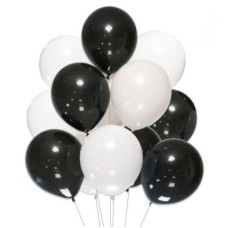 Party Set Kleuren Zwart/wit